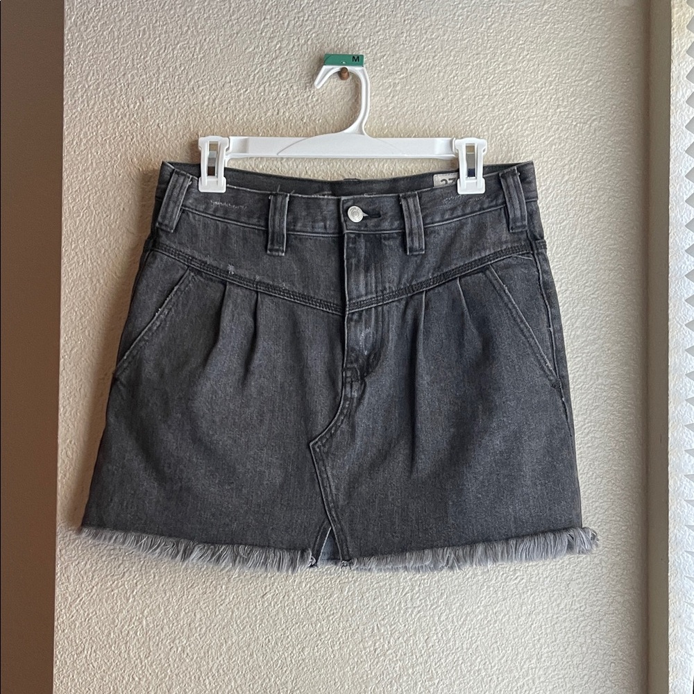 We The Free Charcoal Mini Skirt